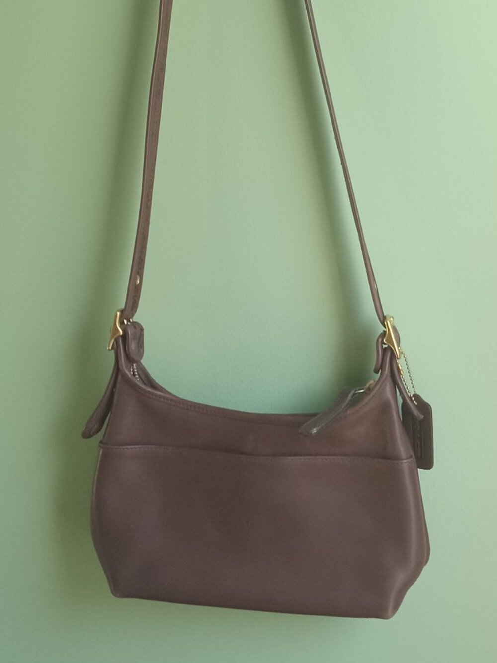 Vintage Coach Legacy Mahogany Leather Handbag Style 9136 vin - Picture 11 of 14